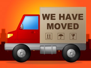 We Have Moved Meaning Moving House And Trucking